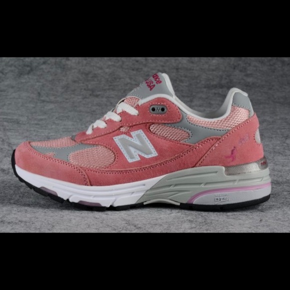 LAST ONE Women 993 Running shoes Pink Cancer Cure - Picture 5 of 6